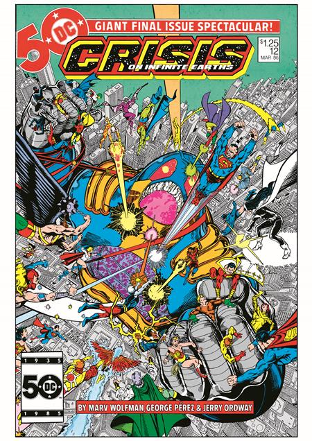 CRISIS ON INFINITE EARTHS #12 FACSIMILE EDITION CVR A GEORGE PEREZ - Release Date: 3/19/25