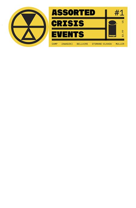 ASSORTED CRISIS EVENTS #1 CVR D BLANK SKETCH VAR (MR) - Release Date: 3/12/25