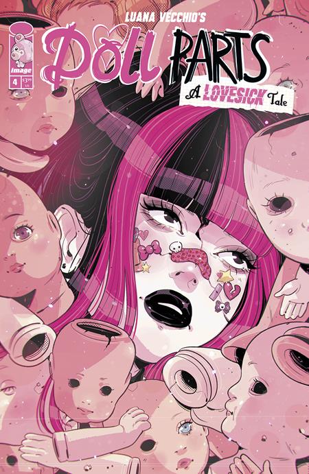 DOLL PARTS A LOVESICK TALE #4 (OF 4) CVR B LUANA VECCHIO DOLL HEADS VAR (MR) - Release Date: 3/26/25