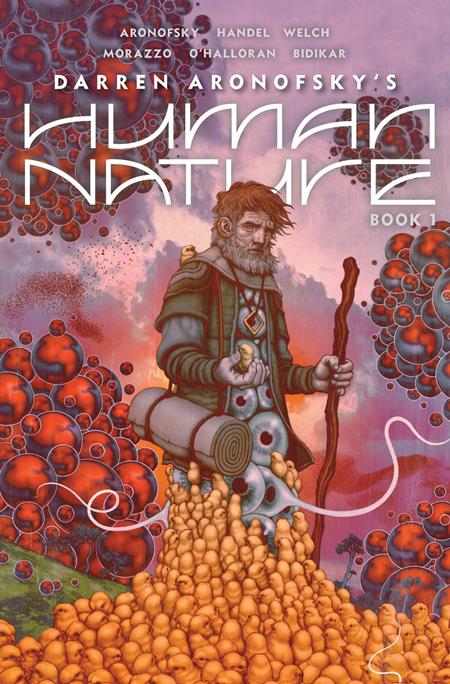 HUMAN NATURE BOOK HC 01 A SATIRICAL SCIENCE FICTION GRAPHIC NOVEL ISBN: 9781419780370 - FOC DATE: 2/9/26 - Release Date: 3/25/26