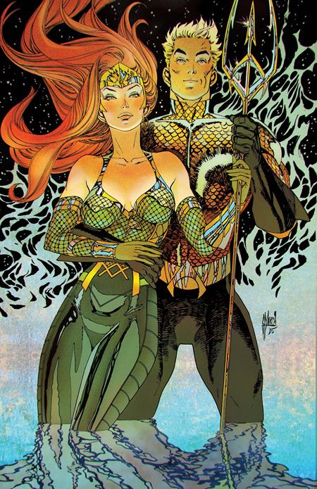 EMPEROR AQUAMAN #15 CVR G GUILLEM MARCH CARD STOCK VAR ISBN: 76194138869401571 - FOC DATE: 2/16/26 - Release Date: 3/11/26