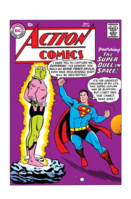 ACTION COMICS #242 FACSIMILE EDITION CVR A CURT SWAN ISBN: 76194139476300111 - FOC DATE: 2/16/26 - Release Date: 3/11/26