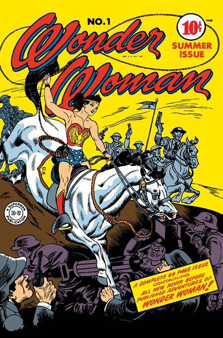 WONDER WOMAN #1 FACSIMILE EDITION CVR A HARRY PETER (2026 EDITION) ISBN: 76194139529600111 - FOC DATE: 2/23/26 - Release Date: 3/18/26