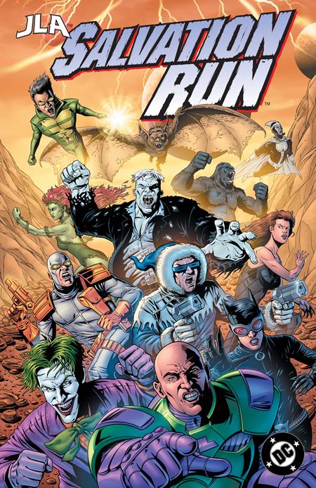 JLA SALVATION RUN TP (2026 EDITION) ISBN: 9781799514282 - FOC DATE: 2/9/26 - Release Date: 4/21/26