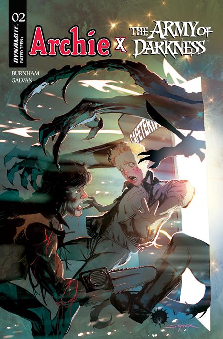 ARCHIE X ARMY OF DARKNESS #2 CVR E STUART SAYGER VAR ISBN: 72513036283402051 - FOC DATE: 2/9/26 - Release Date: 3/11/26