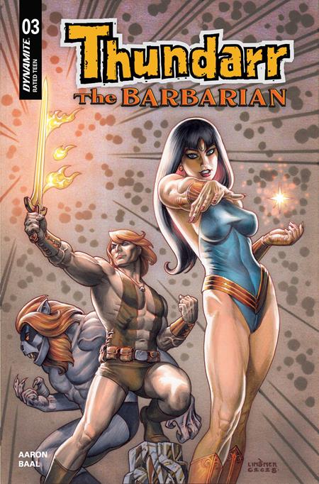 THUNDARR THE BARBARIAN #3 CVR D JOSEPH MICHAEL LINSNER VAR ISBN: 72513036251303041 - FOC DATE: 2/2/26 - Release Date: 3/4/26