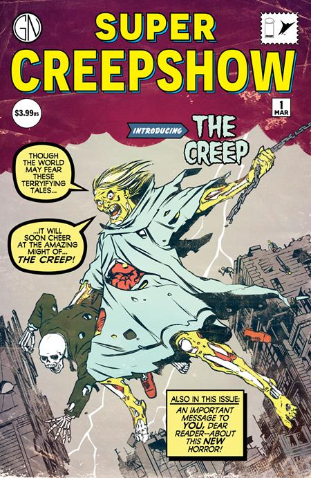 SUPER CREEPSHOW #1 (OF 5) CVR A PYE PARR (MR) ISBN: 70985304590800111 - FOC DATE: 2/16/26 - Release Date: 3/18/26