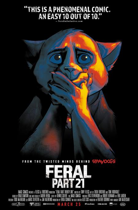 FERAL #21 CVR B TRISH FORSTNER & ALLEN PASSALAQUA VAR ISBN: 70985303949502121 - FOC DATE: 3/2/26 - Release Date: 3/25/26