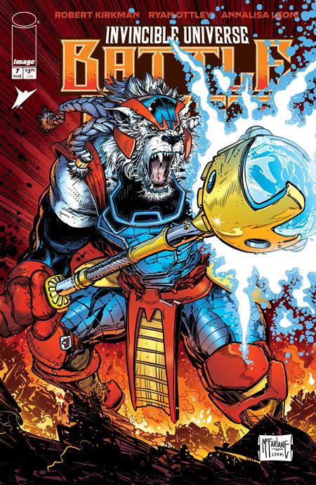 INVINCIBLE UNIVERSE BATTLE BEAST #7 CVR B TODD MCFARLANE & ANNALISA LEONI VAR ISBN: 70985304269300721 - FOC DATE: 2/23/26 - Release Date: 3/18/26