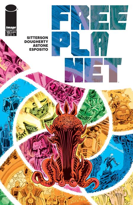 FREE PLANET #10 CVR A JED DOUGHERTY ISBN: 70985304314001011 - FOC DATE: 2/16/26 - Release Date: 3/11/26