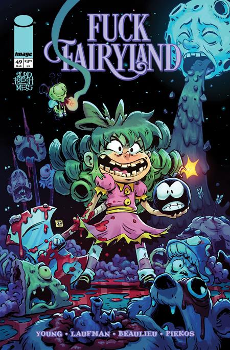 I HATE FAIRYLAND #49 CVR B DEREK LAUFMAN F*CK (UNCENSORED) FAIRYLAND VAR (MR) ISBN: 70985301979404921 - FOC DATE: 3/2/26 - Release Date: 3/25/26
