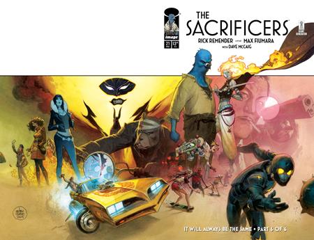 SACRIFICERS #21 CVR C ANDREW ROBINSON WRAPAROUND VAR ISBN: 70985303807802131 - FOC DATE: 4/6/26 - Release Date: 4/29/26