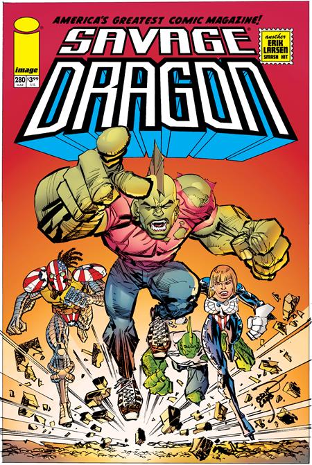 SAVAGE DRAGON #280 CVR A ERIK LARSEN (MR) ISBN: 70985305211128011 - FOC DATE: 3/2/26 - Release Date: 3/25/26