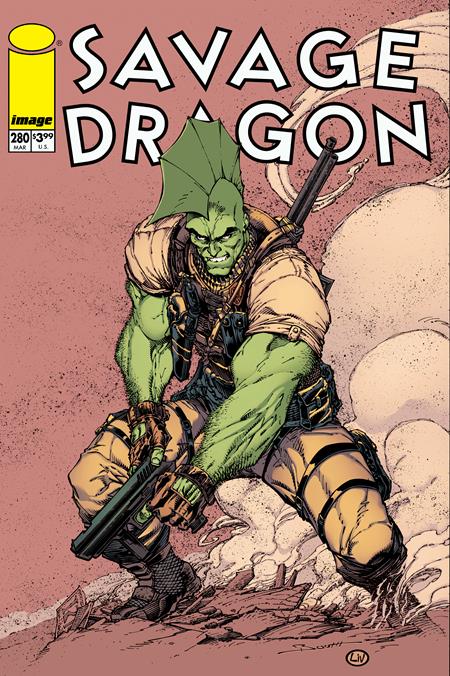 SAVAGE DRAGON #280 CVR C BRETT BOOTH & LIVESAY VAR (MR) ISBN: 70985305211128031 - FOC DATE: 3/2/26 - Release Date: 3/25/26