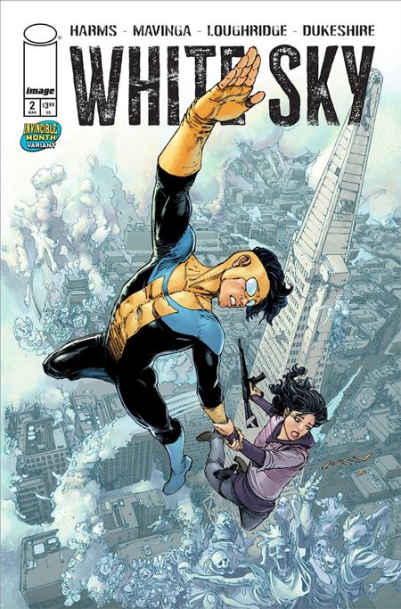WHITE SKY #2 CVR C JP MAVINGA INVINCIBLE TEAM UP VAR (MR) ISBN: 70985304580900231 - FOC DATE: 3/2/26 - Release Date: 3/25/26