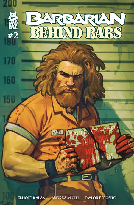 BARBARIAN BEHIND BARS #2 (OF 5) ISBN: 60196140525700211 - FOC DATE: 2/23/26 - Release Date: 3/18/26