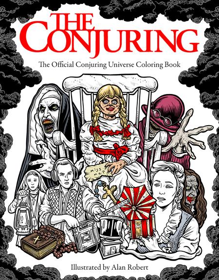 CONJURING HC THE OFFICIAL CONJURING UNIVERSE COLORING BOOK ISBN: 9798337402482 - FOC DATE: 2/23/26 - Release Date: 3/25/26