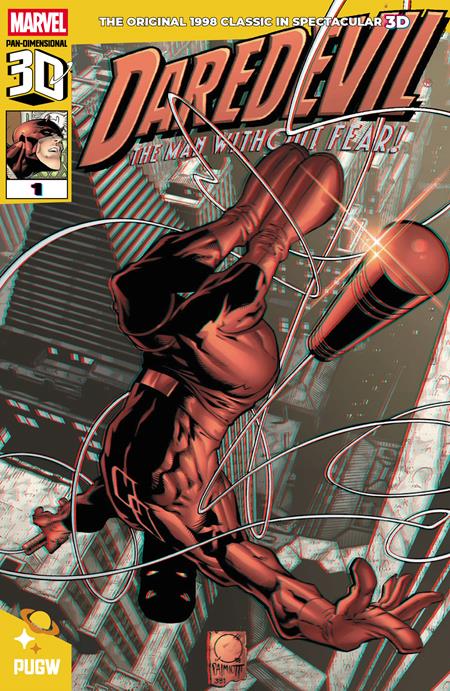 DAREDEVIL (1998) #1 (ONE SHOT) PAN DIMENSIONAL 3D EDITION ISBN: 85006151200700111 - FOC DATE: 2/9/26 - Release Date: 3/11/26