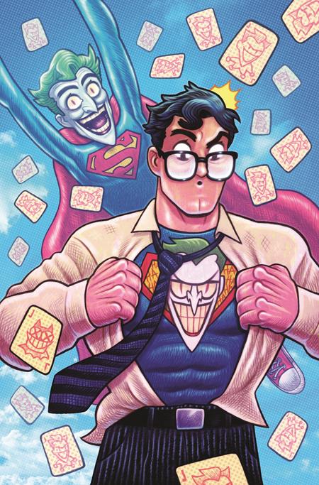 SUPERMAN #25 CVR F DAN HIPP APRIL FOOLS CARD STOCK VAR - Release Date: 4/23/25