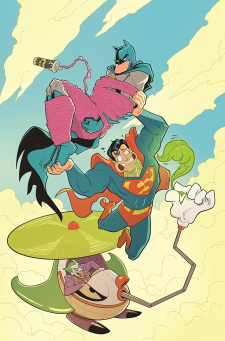 BATMAN SUPERMAN WORLDS FINEST #38 CVR D BRANDT & STEIN APRIL FOOLS CARD STOCK VAR (WE ARE YESTERDAY) - Release Date: 4/16/25