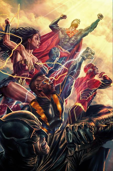 JUSTICE LEAGUE UNLIMITED #6 CVR B LEE BERMEJO CARD STOCK VAR (WE ARE YESTERDAY) - Release Date: 4/23/25