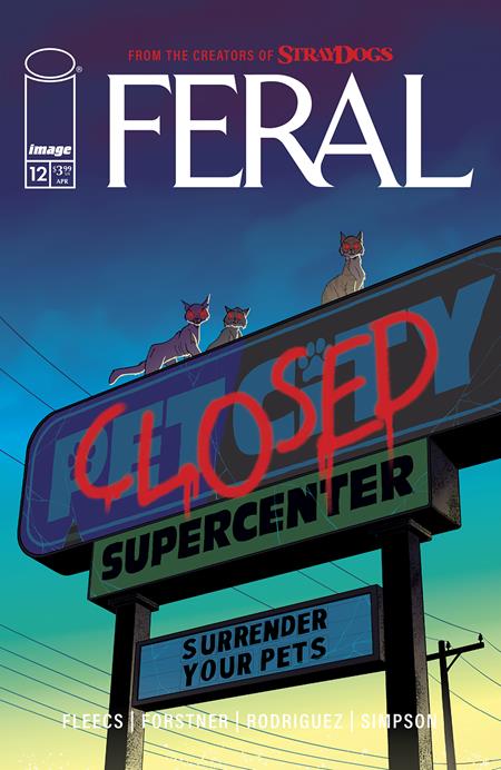 FERAL #12 CVR A TONY FLEECS & TONE RODRIGUEZ - Release Date: 4/30/25