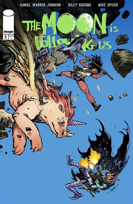 THE MOON IS FOLLOWING US #8 (OF 10) CVR B DANIEL WARREN JOHNSON & MIKE SPICER VAR - Release Date: 4/9/25