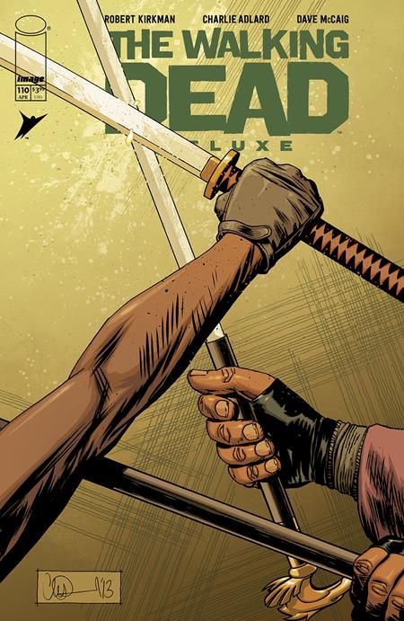 WALKING DEAD DELUXE #110 CVR B CHARLIE ADLARD & DAVE MCCAIG VAR (MR) - Release Date: 4/2/25