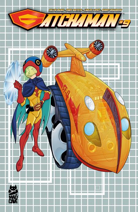 GATCHAMAN #9 CVR B CHRIS BATISTA BLUEPRINT JINPEI AND G-4 VAR - Release Date: 4/30/25