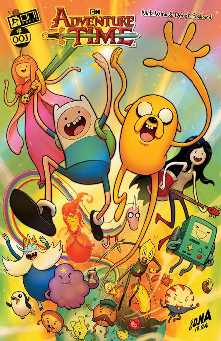 ADVENTURE TIME (2025) #1 CVR G DAVID NAKAYAMA GOLD FOIL VAR - Release Date: 4/9/25