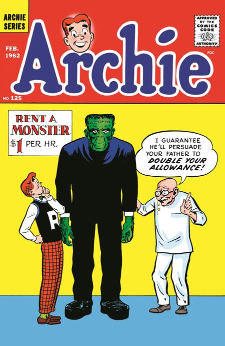 ARCHIE #125 FACSIMILE EDTION CVR A HARRY LUCEY ISBN: 76281627125700111 - FOC DATE: 3/29/26 - Release Date: 4/22/26