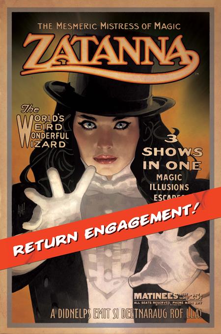 ZATANNA (2026) #1 CVR E ADAM HUGHES FOIL VAR ISBN: 76194139675000161 - FOC DATE: 4/5/26 - Release Date: 4/29/26