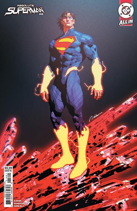 ABSOLUTE SUPERMAN #18 CVR B GERALD PAREL CARD STOCK VAR ISBN: 76194138585301821 - FOC DATE: 3/8/26 - Release Date: 4/1/26