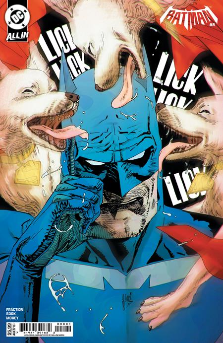 BATMAN #8 CVR G GUILLEM MARCH APRIL DROOLS CARD STOCK VAR ISBN: 76194139163200881 - FOC DATE: 3/8/26 - Release Date: 4/1/26
