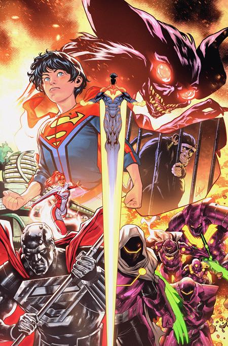 SUPERMAN UNLIMITED #12 CVR E LUCAS MEYER THINGS TO COME CARD STOCK VAR (THE REIGN OF THE SUPERBOYS) ISBN: 76194139077201261 - FOC DATE: 3/23/26 - Release Date: 4/15/26