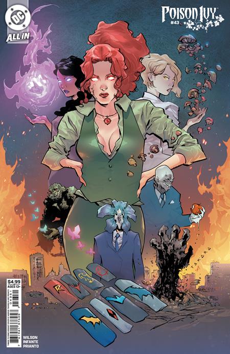 POISON IVY #43 CVR E MARCIO TAKARA THINGS TO COME CARD STOCK VAR ISBN: 76194137625704351 - FOC DATE: 3/8/26 - Release Date: 4/1/26