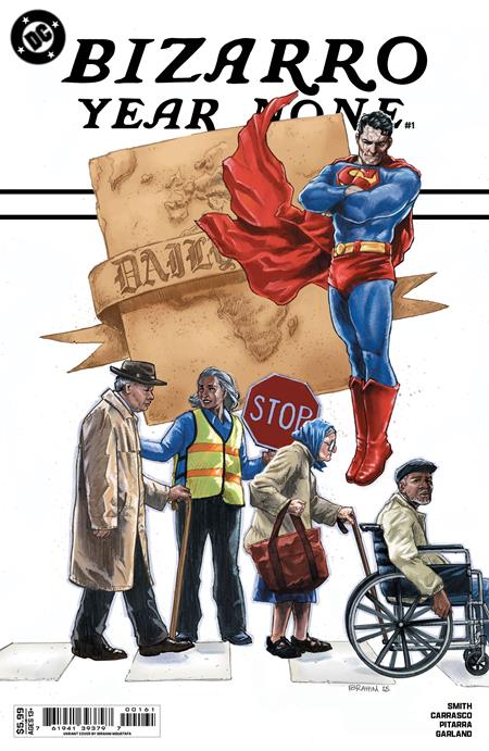 BIZARRO YEAR NONE #1 (OF 4) CVR F IBRAHIM MOUSTAFA CARD STOCK VAR ISBN: 76194139379700161 - FOC DATE: 3/8/26 - Release Date: 4/1/26