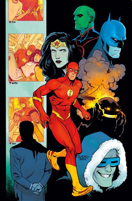 FLASH #32 CVR D GAVIN GUIDRY THINGS TO COME CARD STOCK VAR ISBN: 76194138164003241 - FOC DATE: 3/29/26 - Release Date: 4/22/26