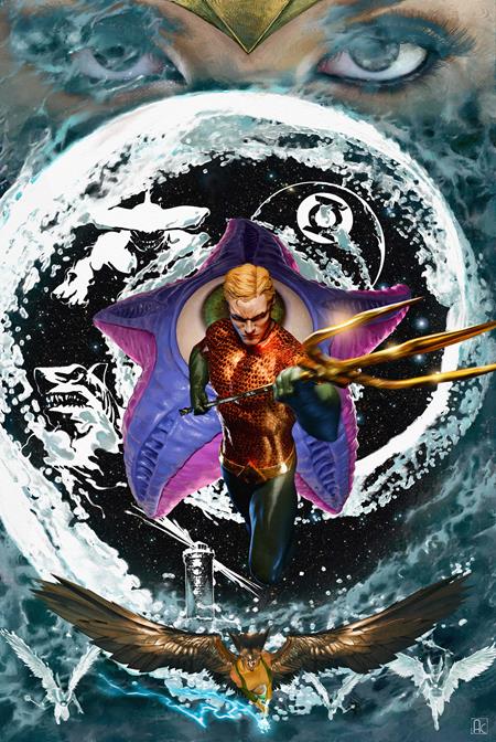 EMPEROR AQUAMAN #16 CVR D ARIEL COLON THINGS TO COME CARD STOCK VAR ISBN: 76194138869401641 - FOC DATE: 3/15/26 - Release Date: 4/8/26