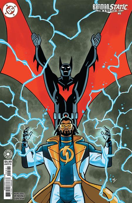 BATMAN STATIC BEYOND #5 (OF 6) CVR B TY TEMPLETON CARD STOCK VAR ISBN: 76194138868700521 - FOC DATE: 3/8/26 - Release Date: 4/1/26