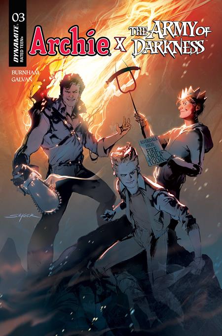 ARCHIE X ARMY OF DARKNESS #3 CVR E STUART SAYGER VAR ISBN: 72513036283403051 - FOC DATE: 3/9/26 - Release Date: 4/8/26