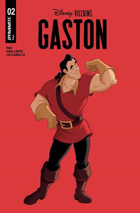 DISNEY VILLAINS GASTON #2 CVR B ANIMATION ART VAR ISBN: 72513035801102021 - FOC DATE: 3/8/26 - Release Date: 4/1/26
