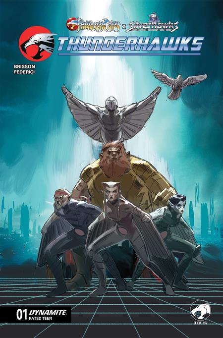 THUNDERCATS X SILVERHAWKS THUNDERHAWKS #1 CVR C MARCO FAILLA VAR ISBN: 72513036405001031 - FOC DATE: 3/22/26 - Release Date: 4/22/26
