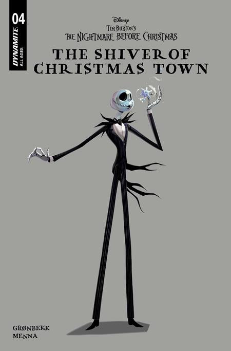 TIM BURTONS THE NIGHTMARE BEFORE CHRISTMAS THE SHIVER OF CHRISTMAS TOWN #4 CVR D DISNEY LIBRARY VAR ISBN: 72513036048904041 - FOC DATE: 3/8/26 - Release Date: 4/1/26