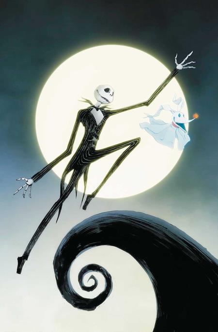 TIM BURTONS THE NIGHTMARE BEFORE CHRISTMAS THE SHIVER OF CHRISTMAS TOWN #4 CVR E JAE LEE METAL PREMIUM CVR VAR ISBN: 72513036048904051 - FOC DATE: 3/8/26 - Release Date: 4/15/26