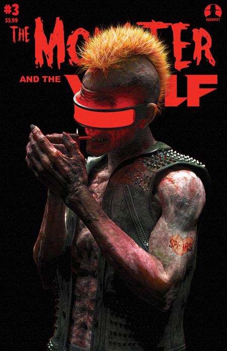 MARK SPEARS MONSTERS THE MONSTER & THE WOLF #3 CVR D MARK SPEARS PUNK VAR ISBN: 60283502315700341 - FOC DATE: 3/2/26 - Release Date: 4/15/26