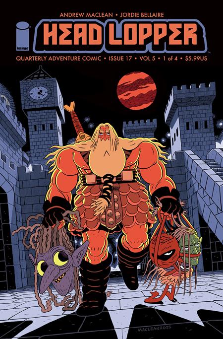 HEAD LOPPER #1 (2026) CVR A ANDREW MACLEAN (MR) ISBN: 70985304696700111 - FOC DATE: 3/29/26 - Release Date: 4/22/26