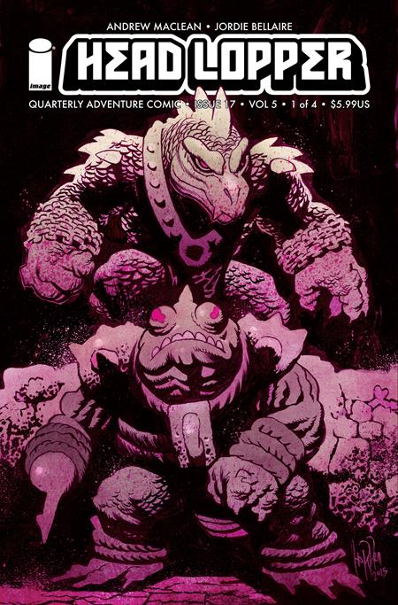 HEAD LOPPER #1 (2026) CVR B JAMES HARREN VAR (MR) ISBN: 70985304696700121 - FOC DATE: 3/29/26 - Release Date: 4/22/26