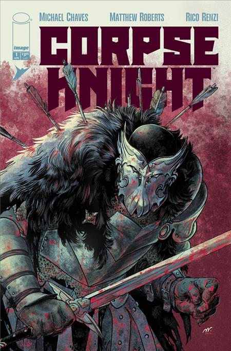 CORPSE KNIGHT #1 (OF 6) CVR A MATTHEW ROBERTS & RICO RENZI ISBN: 70985304630100111 - FOC DATE: 3/23/26 - Release Date: 4/22/26