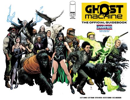 GHOST MACHINE THE OFFICIAL GUIDEBOOK #1 (OF 5) CVR A GARY FRANK & BRAD ANDERSON WRAPAROUND ISBN: 70985304673800111 - FOC DATE: 3/8/26 - Release Date: 4/1/26
